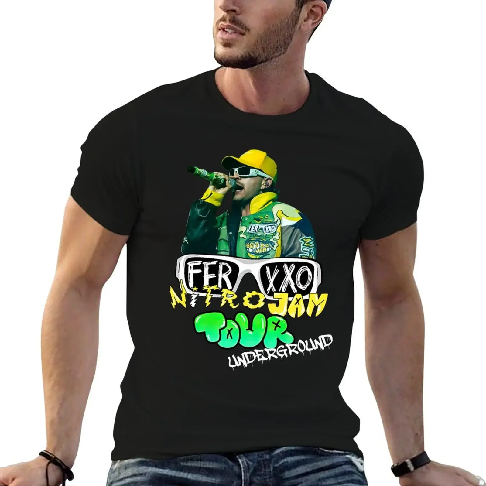 Feid Ferxxo Art T-Shirt essential t shirt rapper graphic tees blacks mens t shirts casual stylish