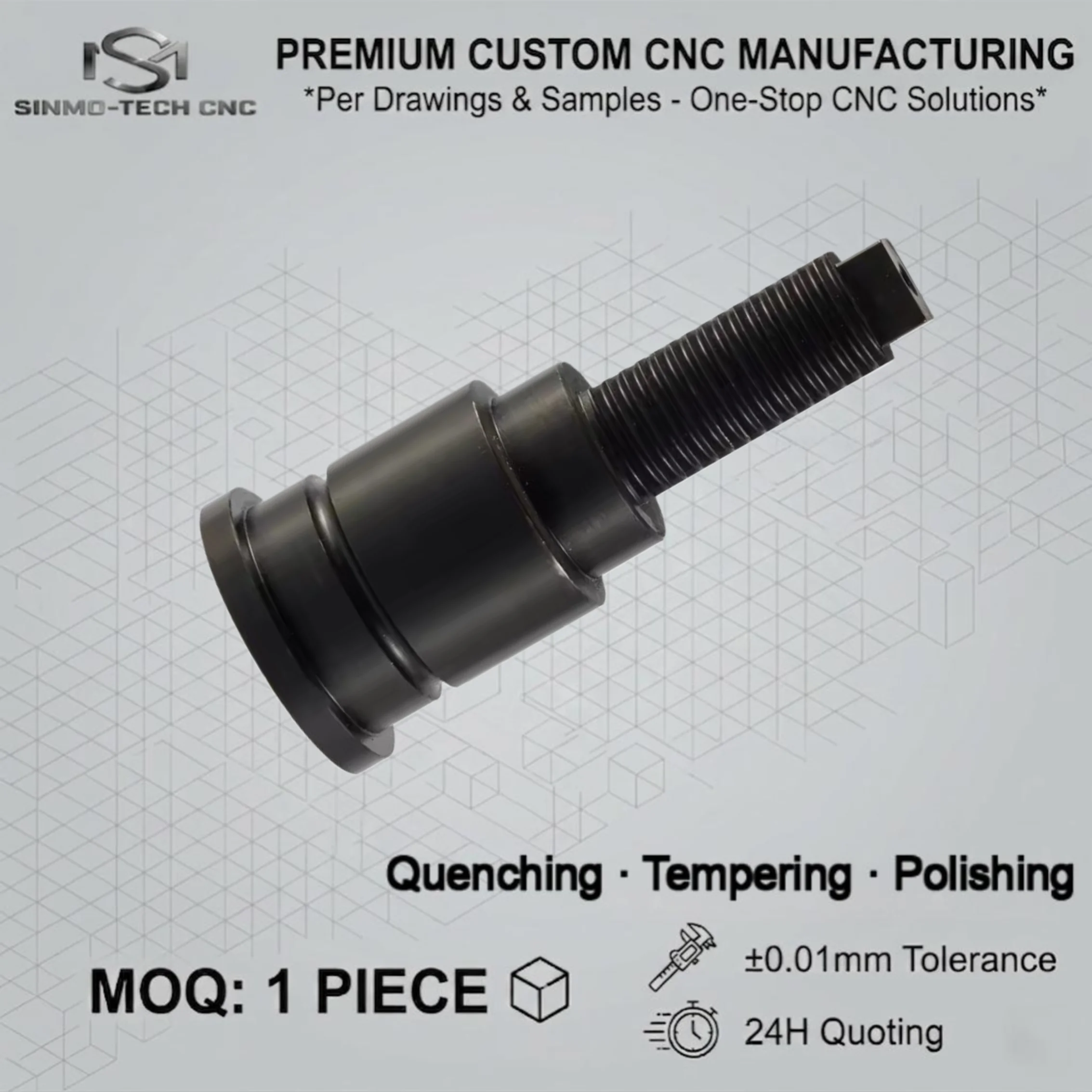 Heat Treatment Service CNC Machining Quenching Tempering Hardening Polishing Precision Alloy Steel Parts Custom OEM Factory
