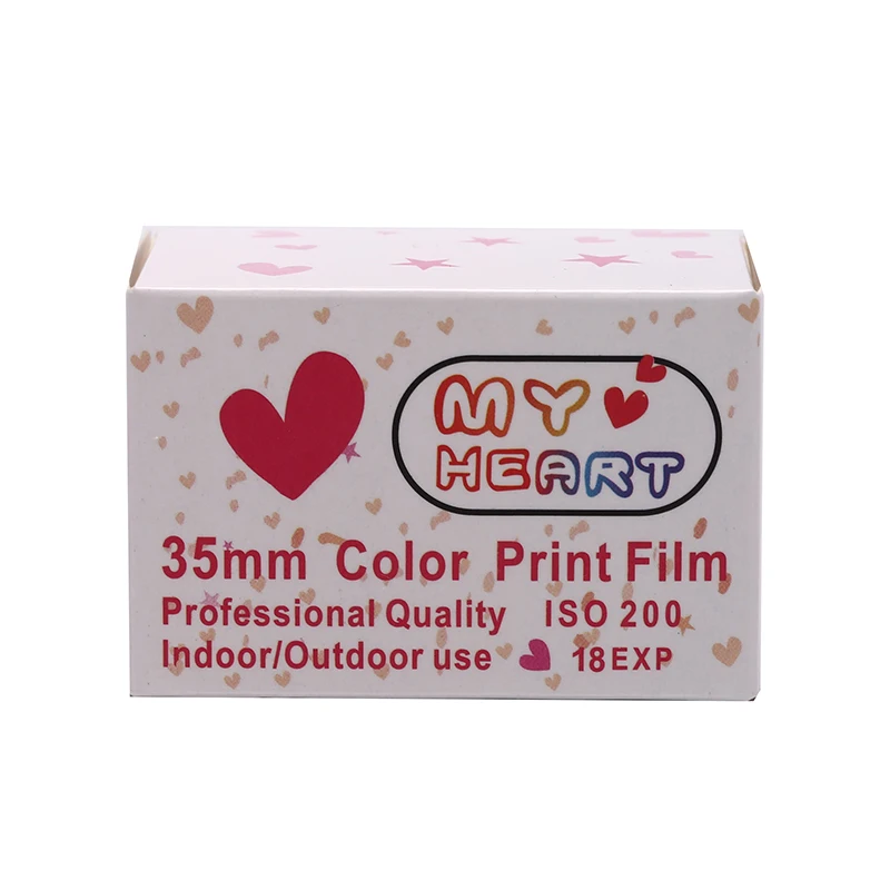 35mm Color Print Film 135 Format Camera Lomo Holga Dedicated ISO 200 16-18EXP Waterproof Package For 35mm Color Printing Film