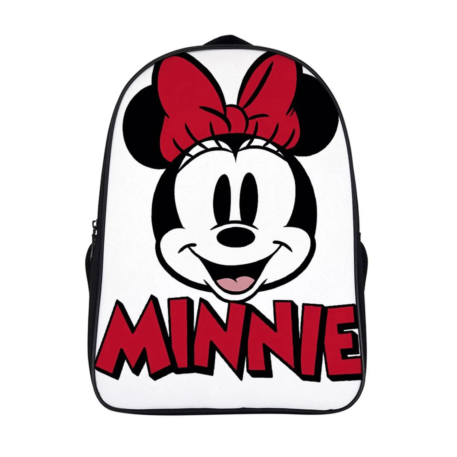 

Fashion Student's Backpack Cartoon Disney Minnie Mouse School Bag 16 Inch 2 Compartment Backpack Student Schoolbag