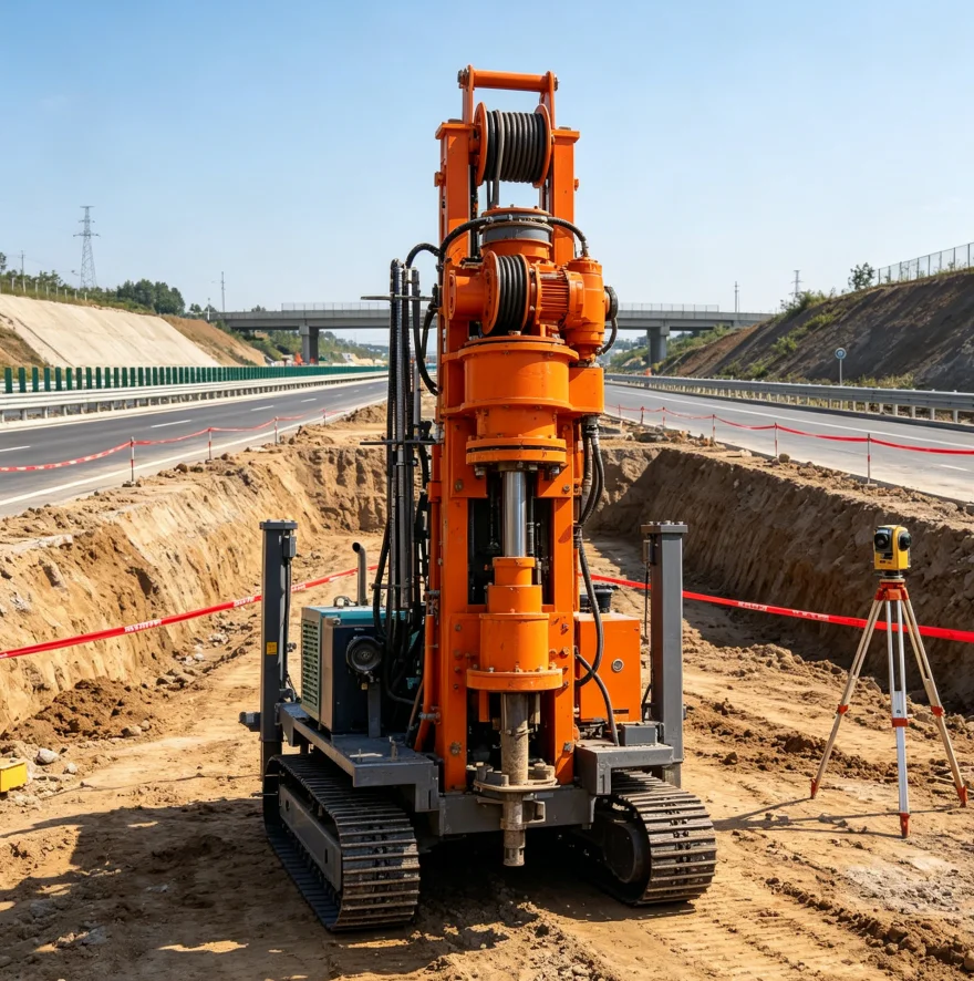 Diesel Powered RC Drilling Rig 500M Complete with Mud Pump and Motor for Efficient Reverse Circulation Drilling