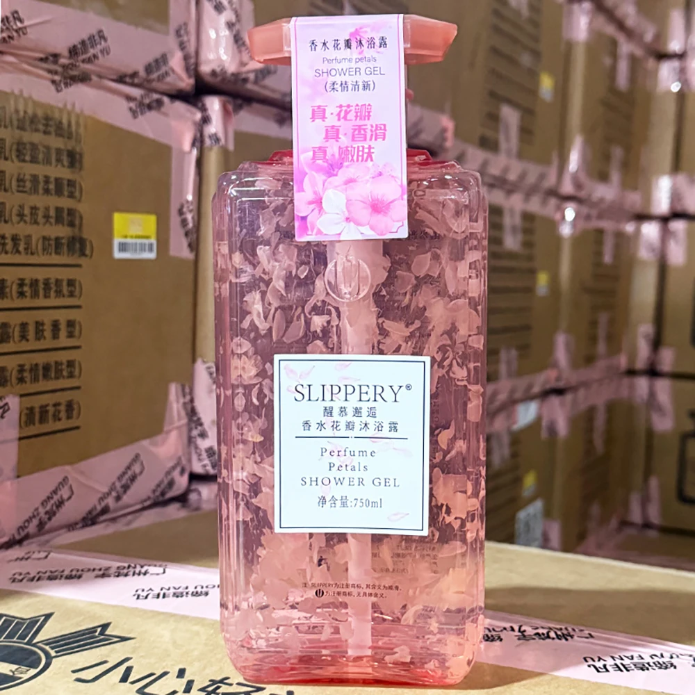 Perfume Petal Shower Gels Moisturizing Tender Smooth Whitening Body Wash Body Care Oil Control Refreshing Body Bathe Skincare