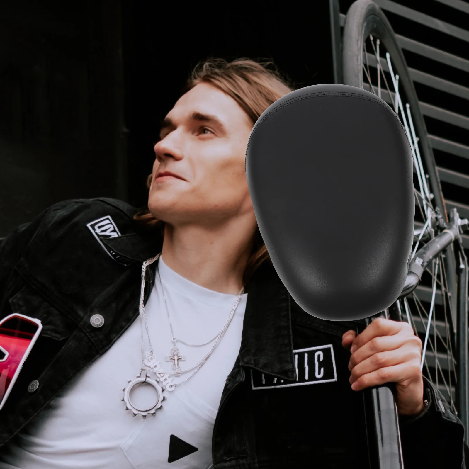 

Rivet Seat Cushion Electric Car Saddle Bike Without Nose Noseless Shock Absorb High Elastic Comfort Long Distance