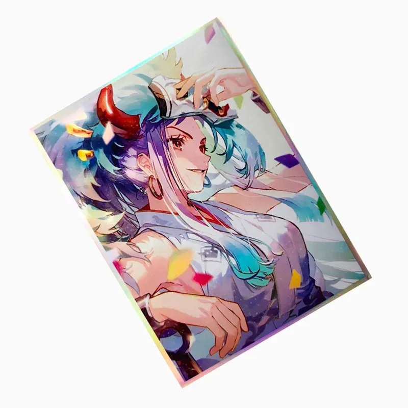 Anime Card Sleeves para Trading Cards, Protetor de Cartões de Tabuleiro, Escudo, Tampa de Cartão Duplo para PTCG, PKM, MGT, WS, 67x92mm, 60pcs por