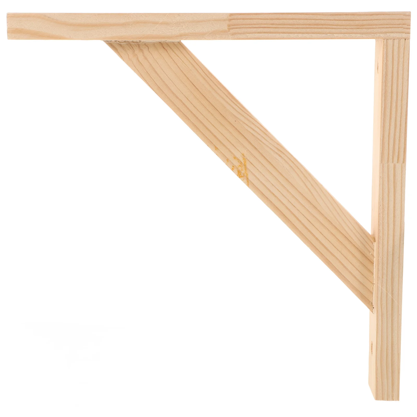 

Wooden Shelf Bracket Triangular Corner Wall Mount Support Heavy Duty Shelf Holder Practical Space Saving Corner Bracket