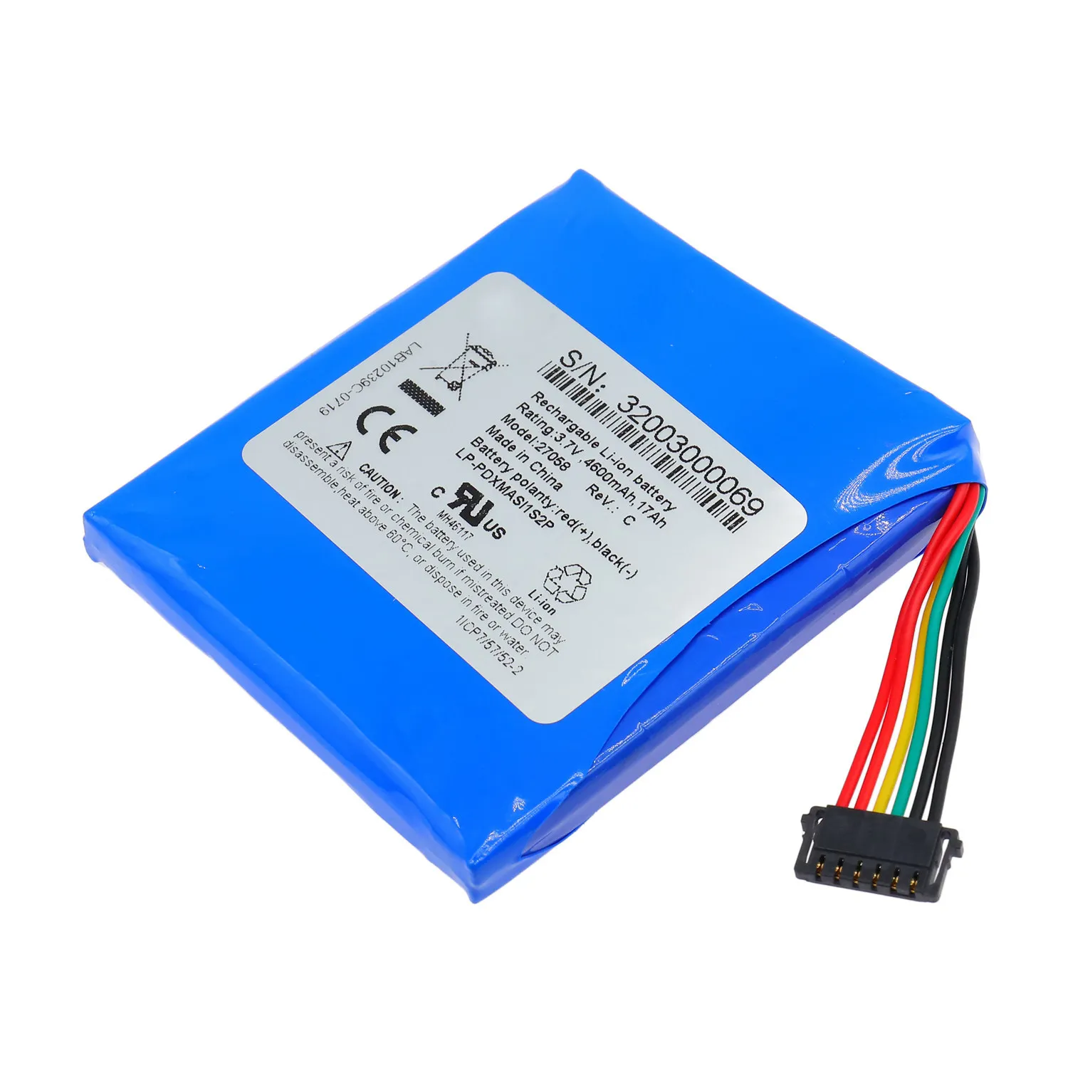 Applicable to Massimo 27058 3.7V 4500MAH battery, lithium battery, rechargeable battery, rechargeable