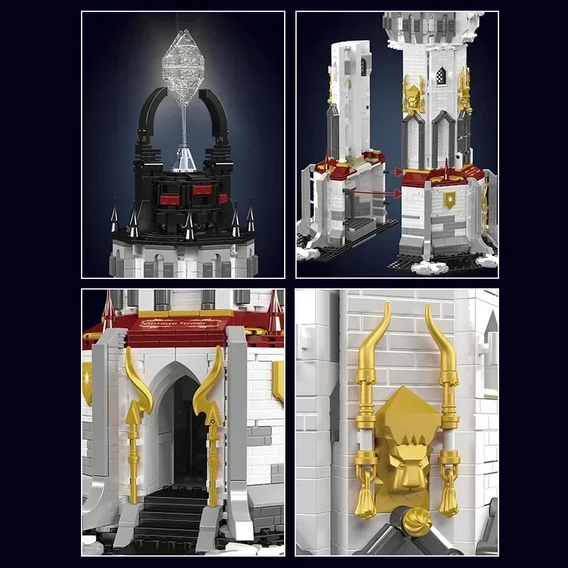 

Конструктор MOULD KING 16055 «Центральный маяк» (MOC), развивающий творческий потенциал, набор для сборки из кирпичиков, игрушка-головоломка, рождественский подарок для детей