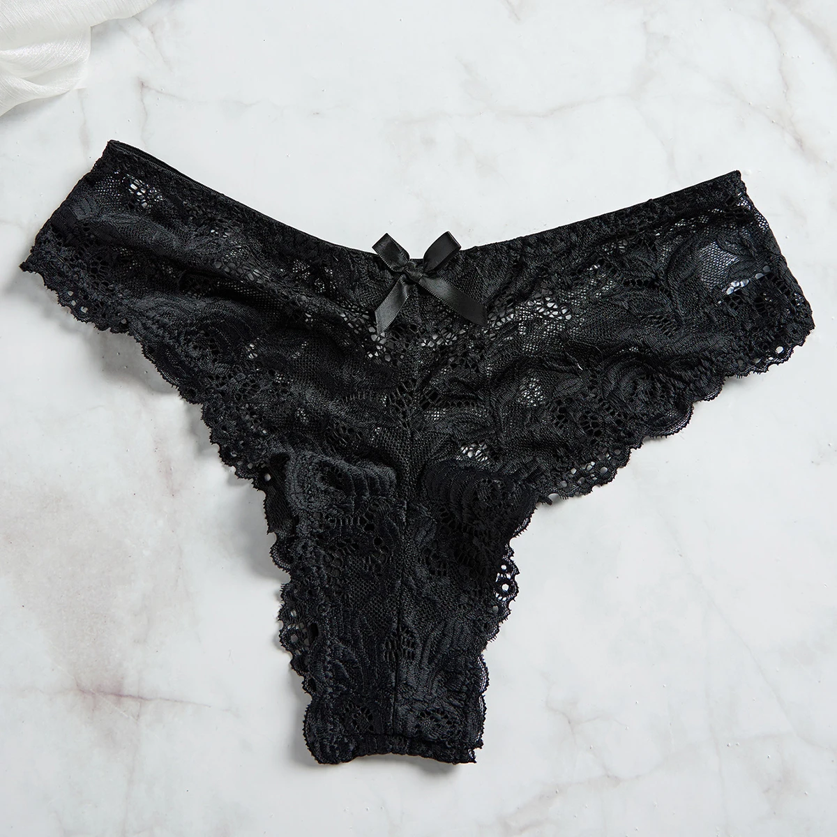 Lingerie sexy Donna Crotchless Sleepwear Pigiama Camicia da notte in pizzo Costumi sessuali Biancheria intima femminile esotica Camicia da notte con set perizoma