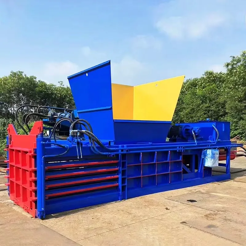 Customized Automatic Waste Paper Compress Baler /cardboard Hydraulic Baler Machine/horizontal Baling Press Machine