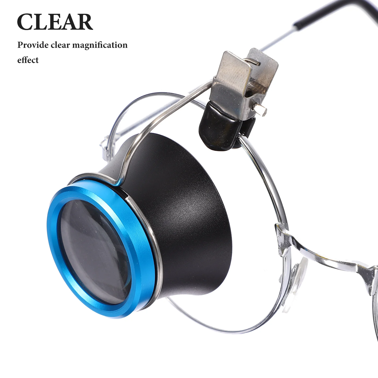 

Magnifying Glass Clip 5X Adjustable 360° Stand For Watch Repair Jewelry Making Tools Loupe Magnifier Jewelry Loupes