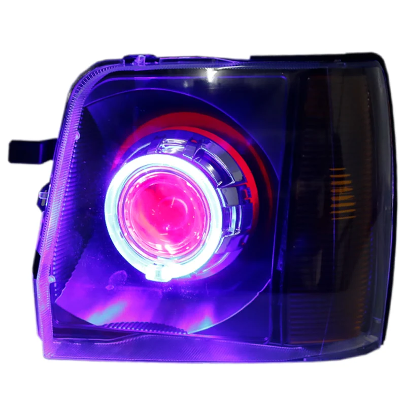 Customized Full LED Headlights For Suzuki Wagon R 7140 Bi-xenon Projector Lens Front Lamps With DRL