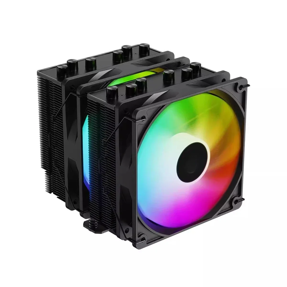 12CM fan 6 heat pipe copper bottom computer CPU silent radiator