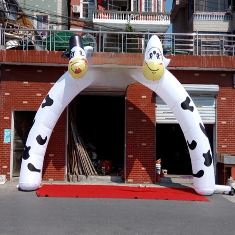 

Inflatable cow shape cartoon arch movable cow air mold