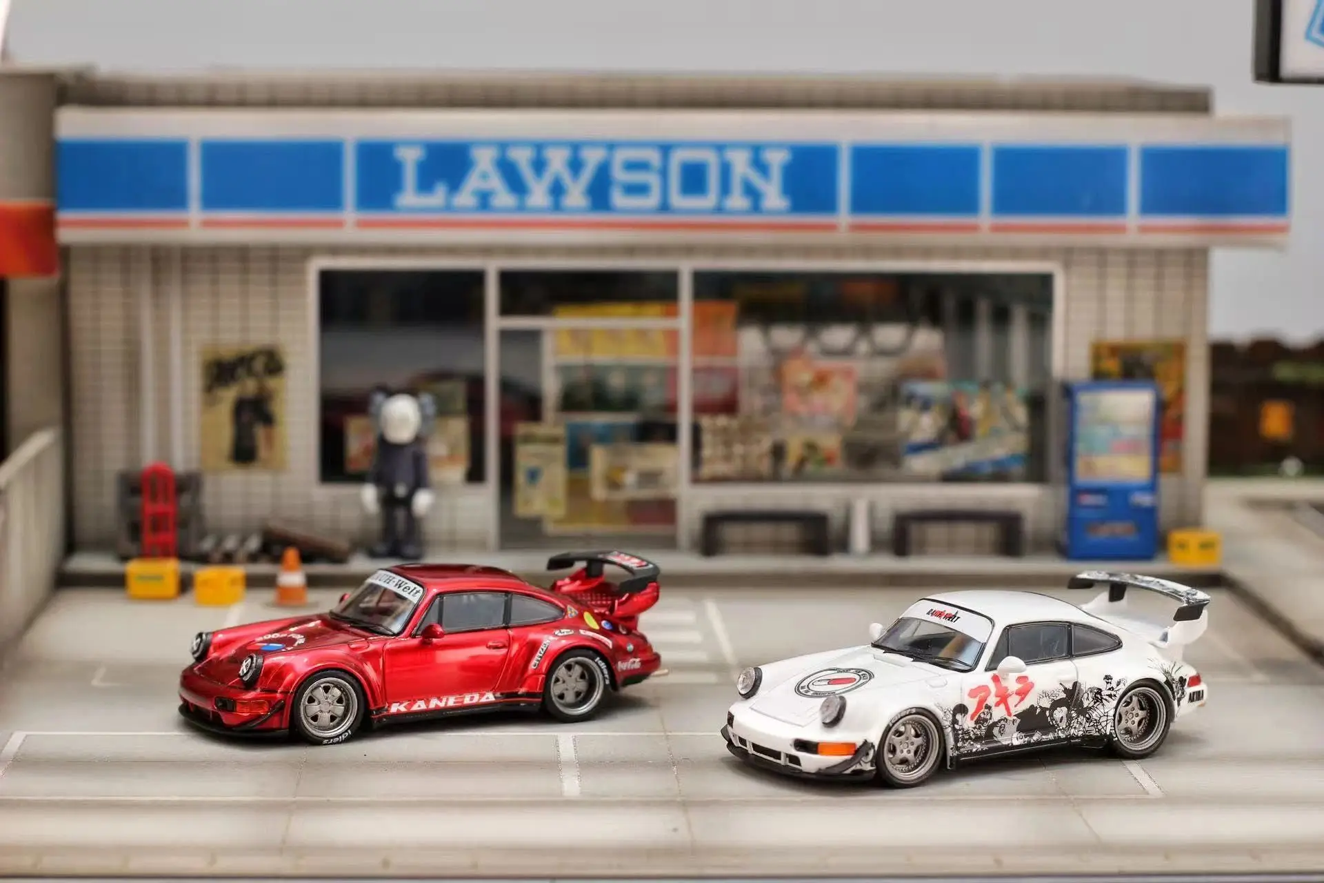 

Pre-order SW 1:64 For RWB 964 Akira Livery Classic Sports Diecast Model Car Miniature Limited Collection Toy Vehicle Models