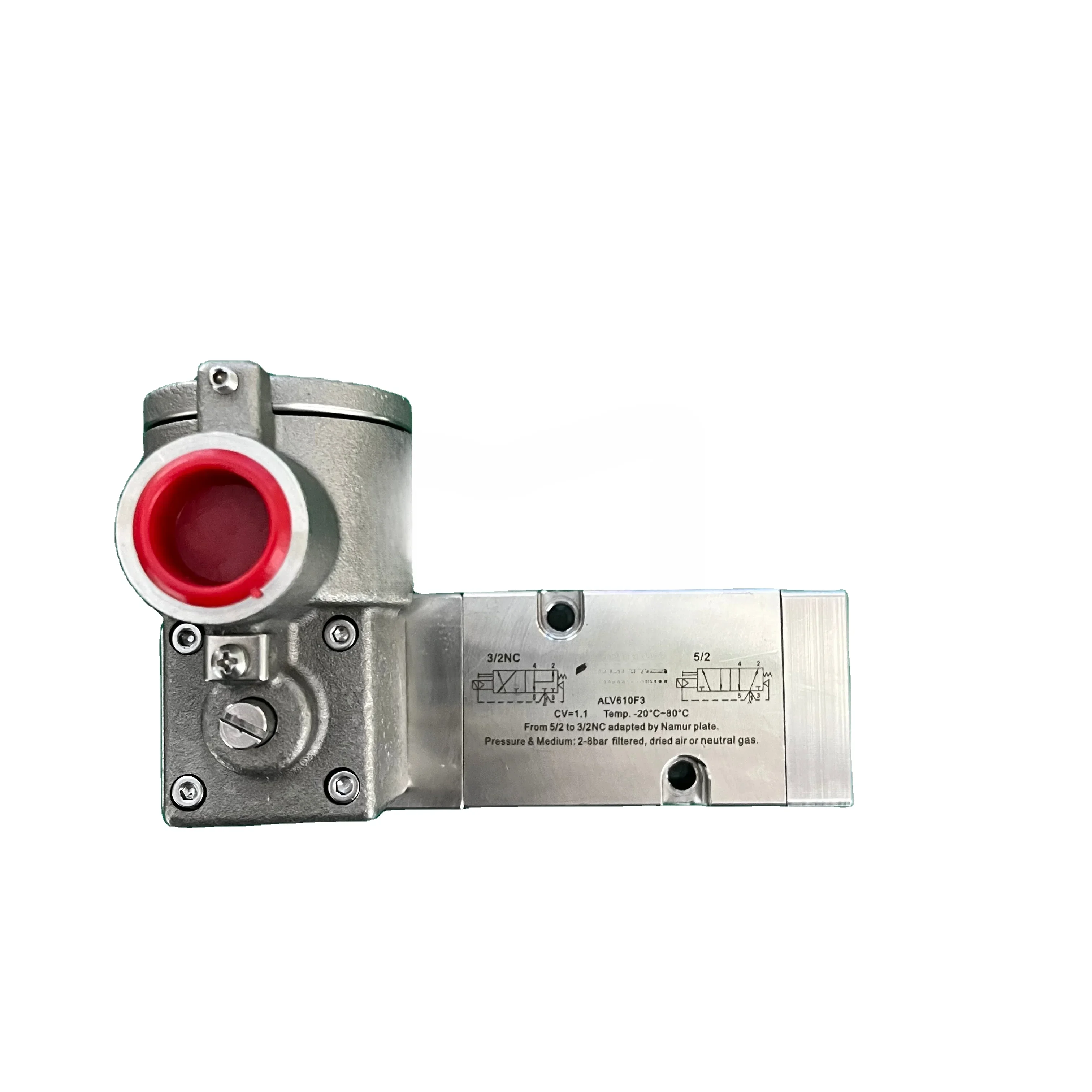 3/2NC  5/2 Way  ALV610F3 Explosion-proof Anti-corrosion    Pneumatic  valve solenoid valve