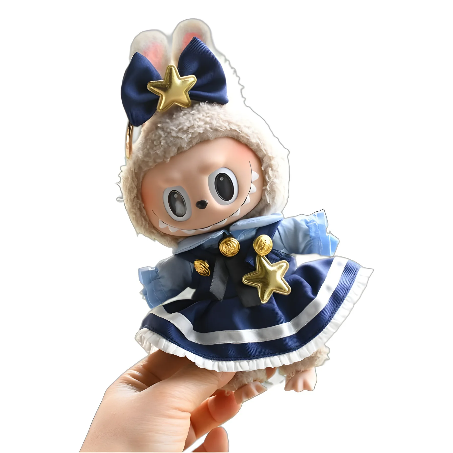 Labubu’ Dress Suit 17cm Mini Plush Doll\'S Clothes For Kpop Idol Stray Kids Dolls Hoodie Clothing Diy Gift Vinyl Doll Clothes