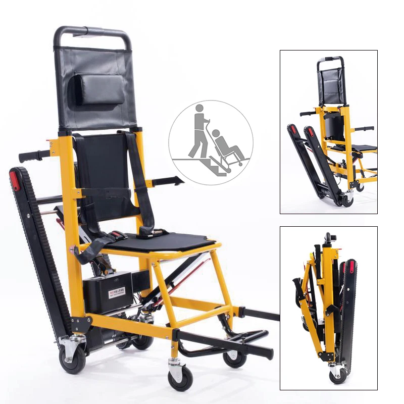 Lightweight Electric Stair Climber Powered Stair Lift Wheelchair For Elderly And Disabled Foldable Stair Climb Wheelchair