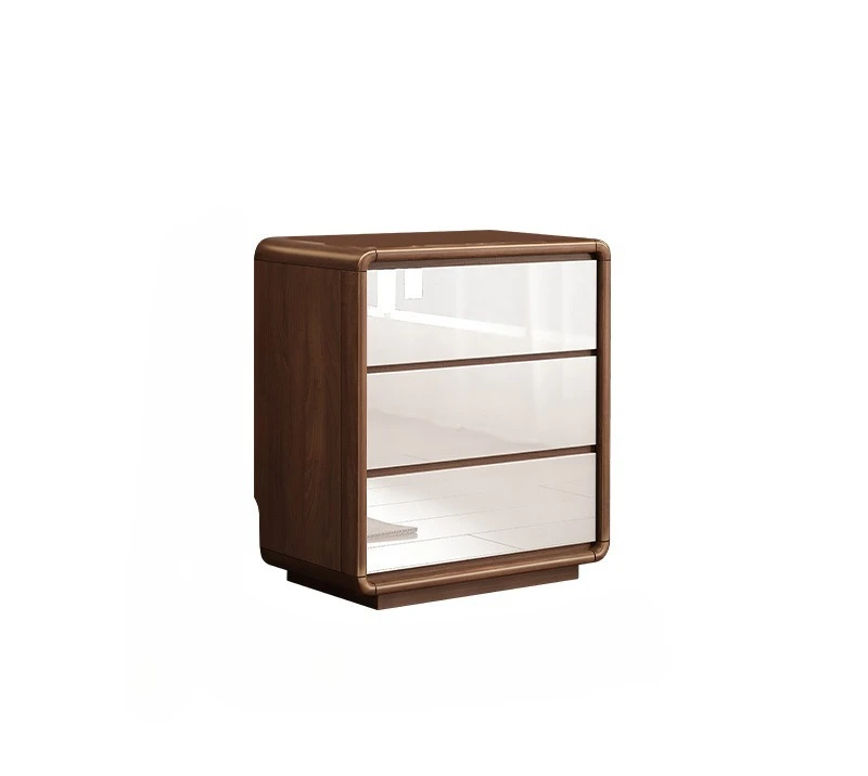 

New Chinese style, solid wood frame, chest of drawers, bedroom, end of bed, storage, large capacity, storage