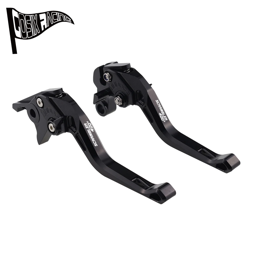 

Fit For Scrambler 400X 2023-2024 Scrambler 400 X Motorcycle CNC Accessories Short Brake Clutch Levers Adjustable Handle Set