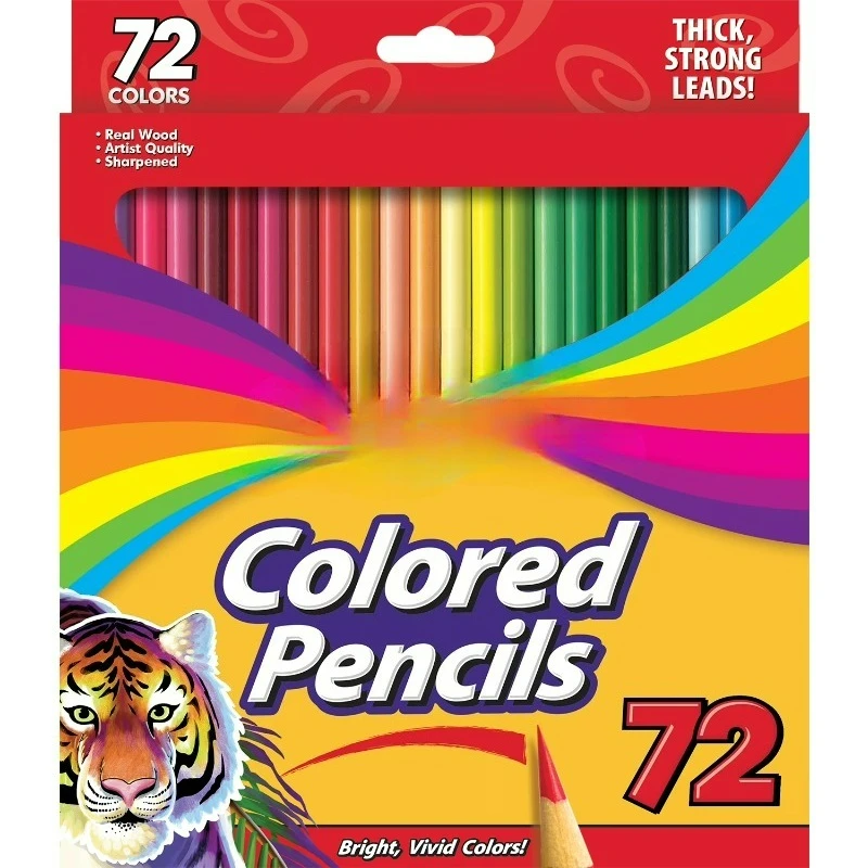 

Классические цветные карандаши, 72 штуки, разноцветные, для начинающих, от детей до взрослых, к школе