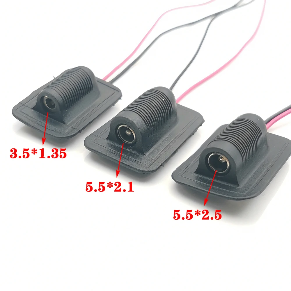 

1pcs DC 3.5 x 1.35 5.5 x 2.1 / 2.5 mm DC Power Jack Socket Female Charging Connector Jack 5.5*2.1 5.5*2.5 3.5*1.35mm