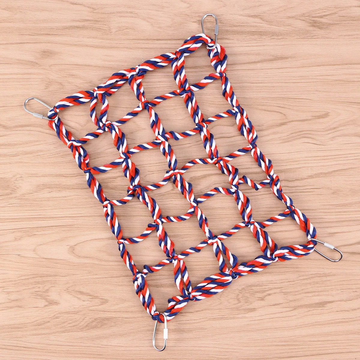 

Woven Climbing Woven Climbing Net Rope Hammock for Hamsters Rats Hamster Squirrel Net Ferrets Animal Toy Pet Cage Accessory