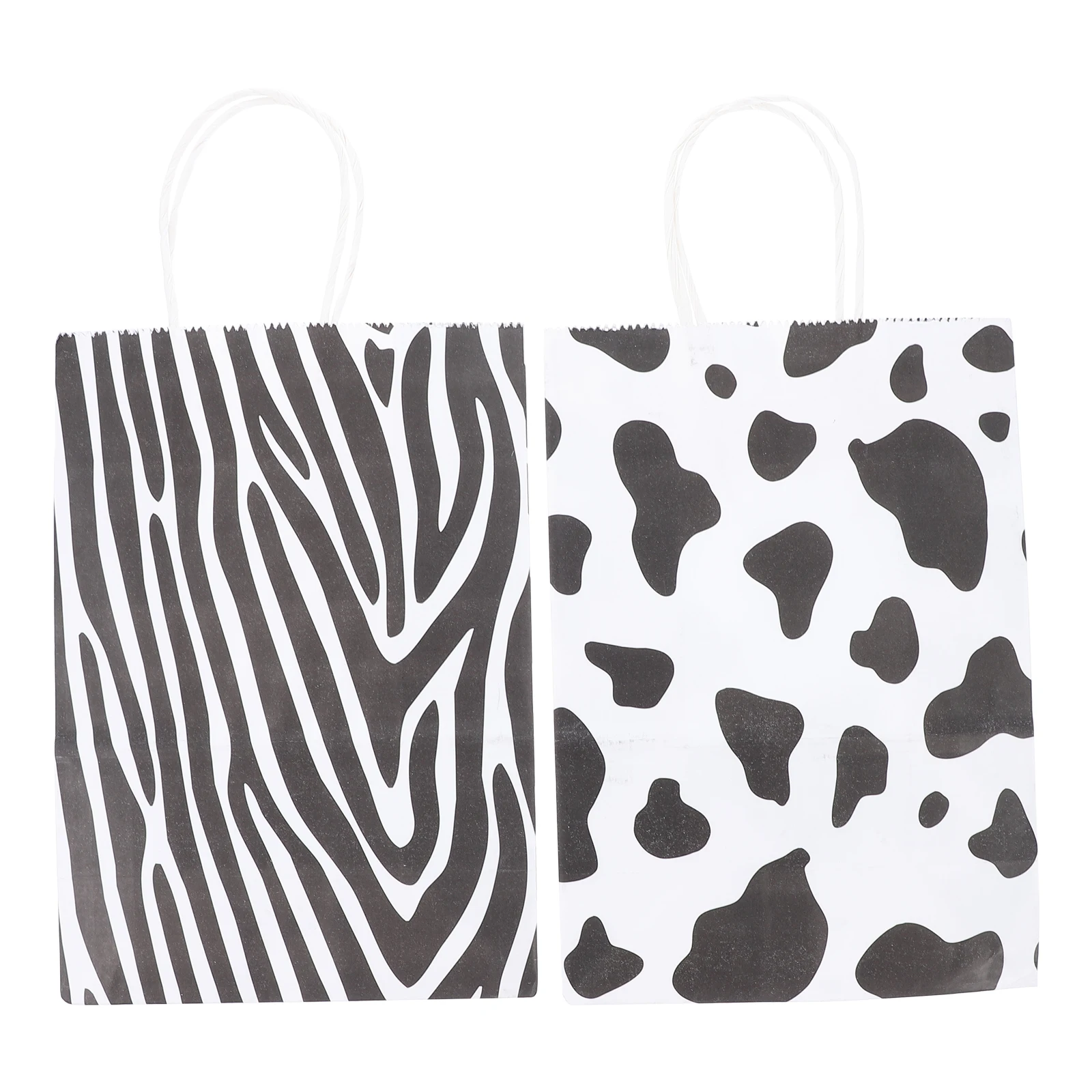 

24pcs Paper Bags Gift Wrapping Shopping Baking Bread Packaging Food White Hand Storage Snacks Safe Environmental