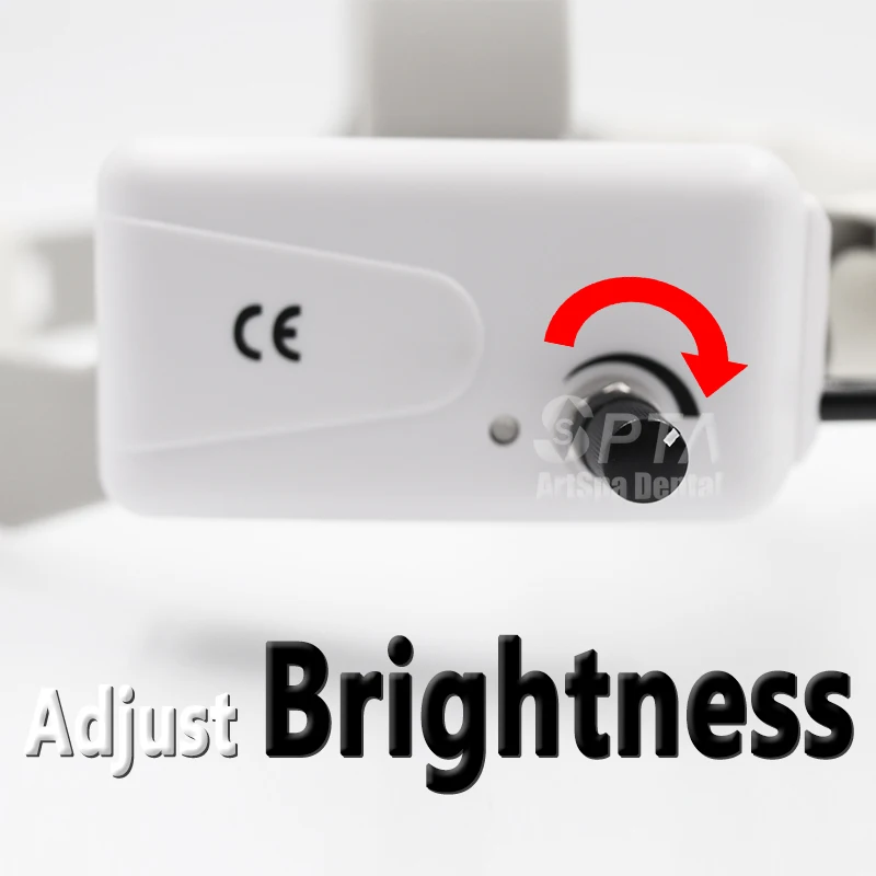 Loupe dentaire 5W 2,5x et 3,5x, Point de lumière de mise au point avec lumière médicale, tête de dentisterie, jumelles