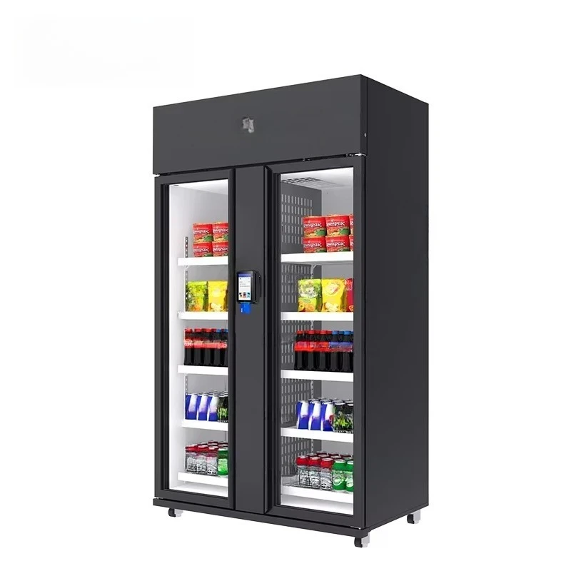 New Technology AI Vending Machine Smart Unattended Refrigerant Fresh Foods Snack Beverage Vending Machine