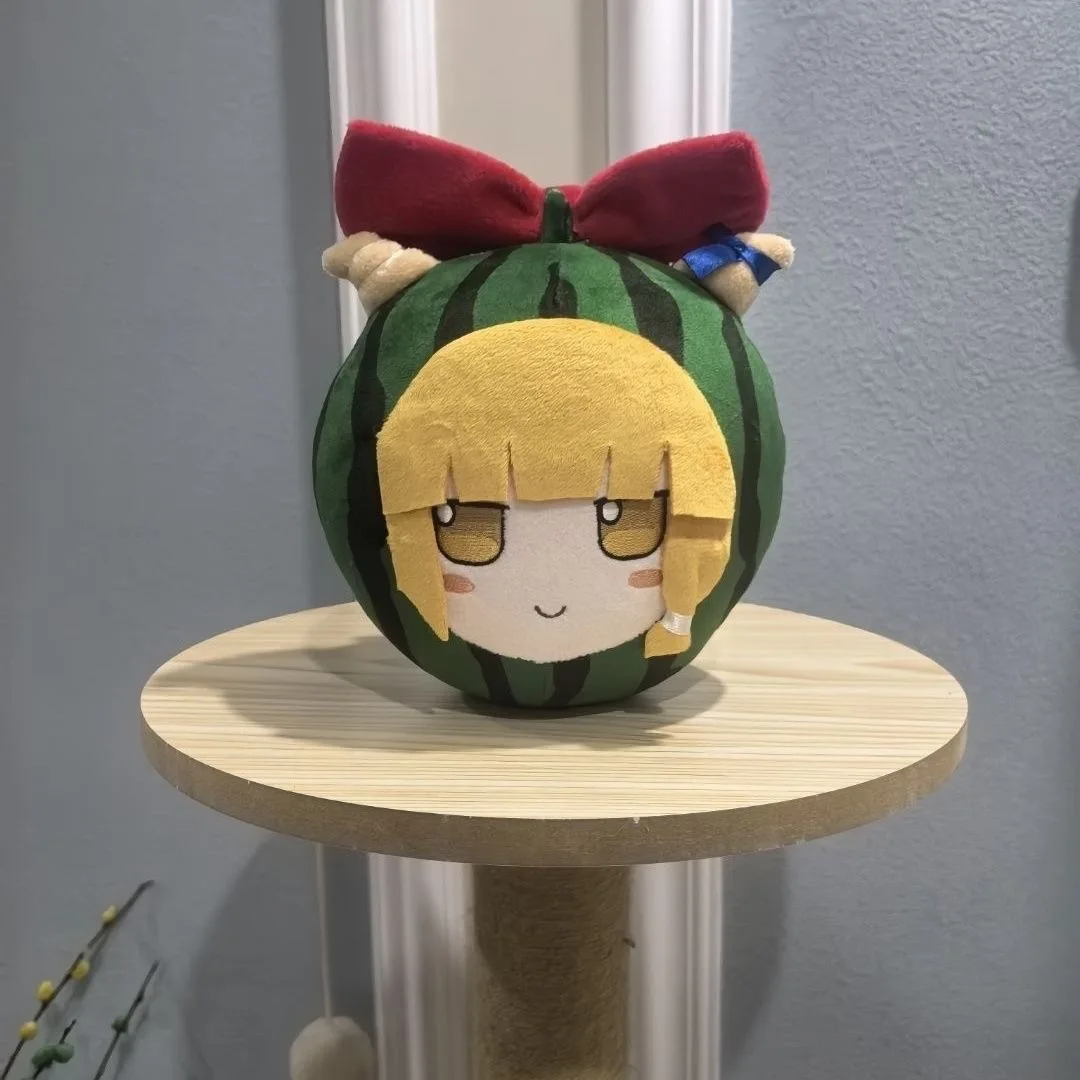 

New 18cm TouHou Project Plush Toys Cute Soft Stuffed Animal Fumo Ibuki Suika Cosplay Dolls For Kid Birthday Christmas Gift