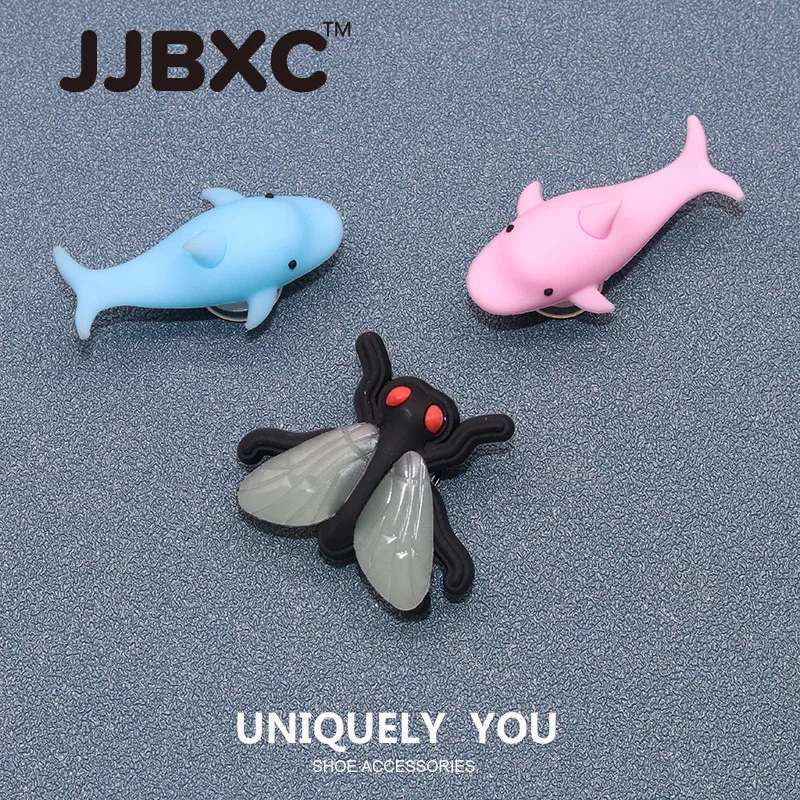 

JJBXC CHARM Shoe Buckle Shoe Accessories Cartoon Dolphin DIY Fashion Shoes Accessories Suitable for cross Shoes