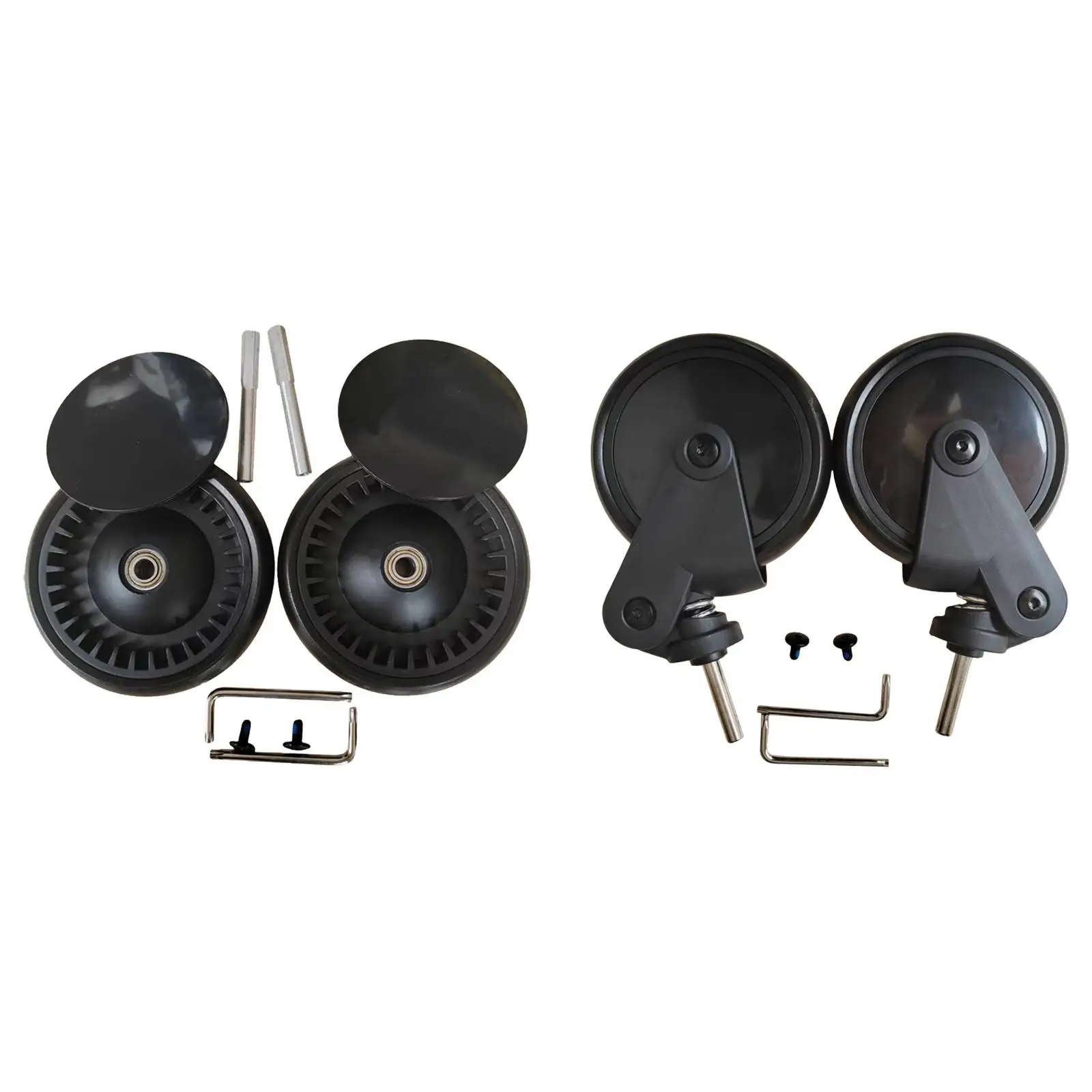 

Запасные части для колес детской коляски с комплектом для простой установки