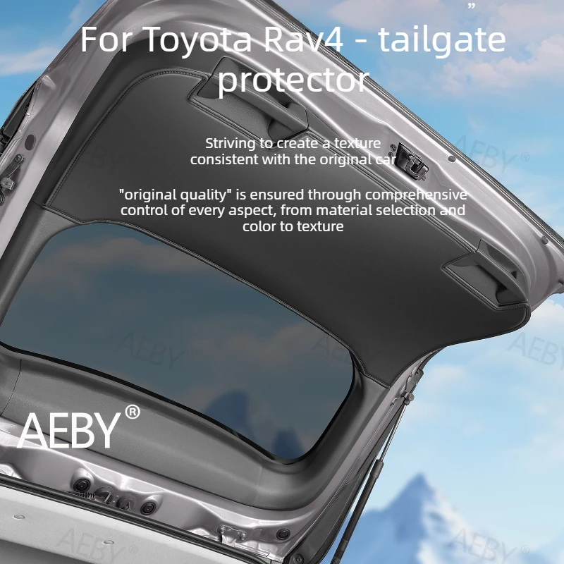 

For Toyota Rav4 2020-2025 trunk mat,Cargo compartment liner bumper protector,Anti-slip and waterproof,Car interior accessories