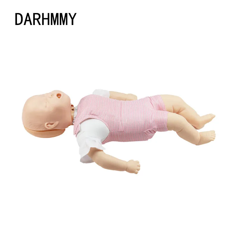 DARHMMY Baby Choking Tracheal Infarction Model Infant Airway Obstruction CPR Training Manikin Medical Nurse Teaching Tool