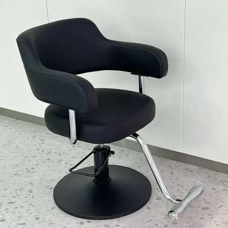 

Barbing Chair Spa Salon Massage Office Home Chairs Beauty Washing Barber Stations Furniture Wheels Tilted Decoration Brow Swivel