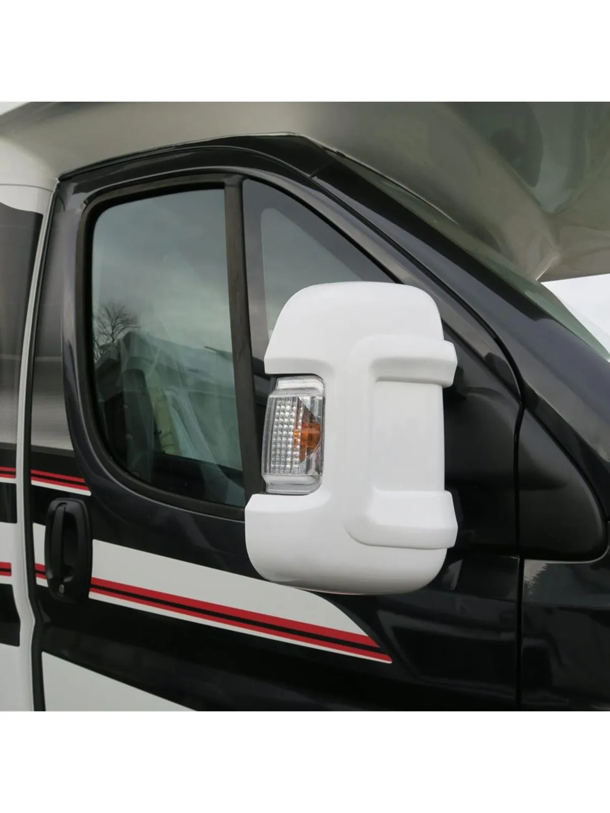 2 Stuks Achteruitkijkspiegel Cover Voor Fiat Ducato Fit Voor Peugeot Boxer Fit Voor Citroen Relais Lange Arm Achteruitkijkspiegel cover Auto Onderdelen - afbeelding 2