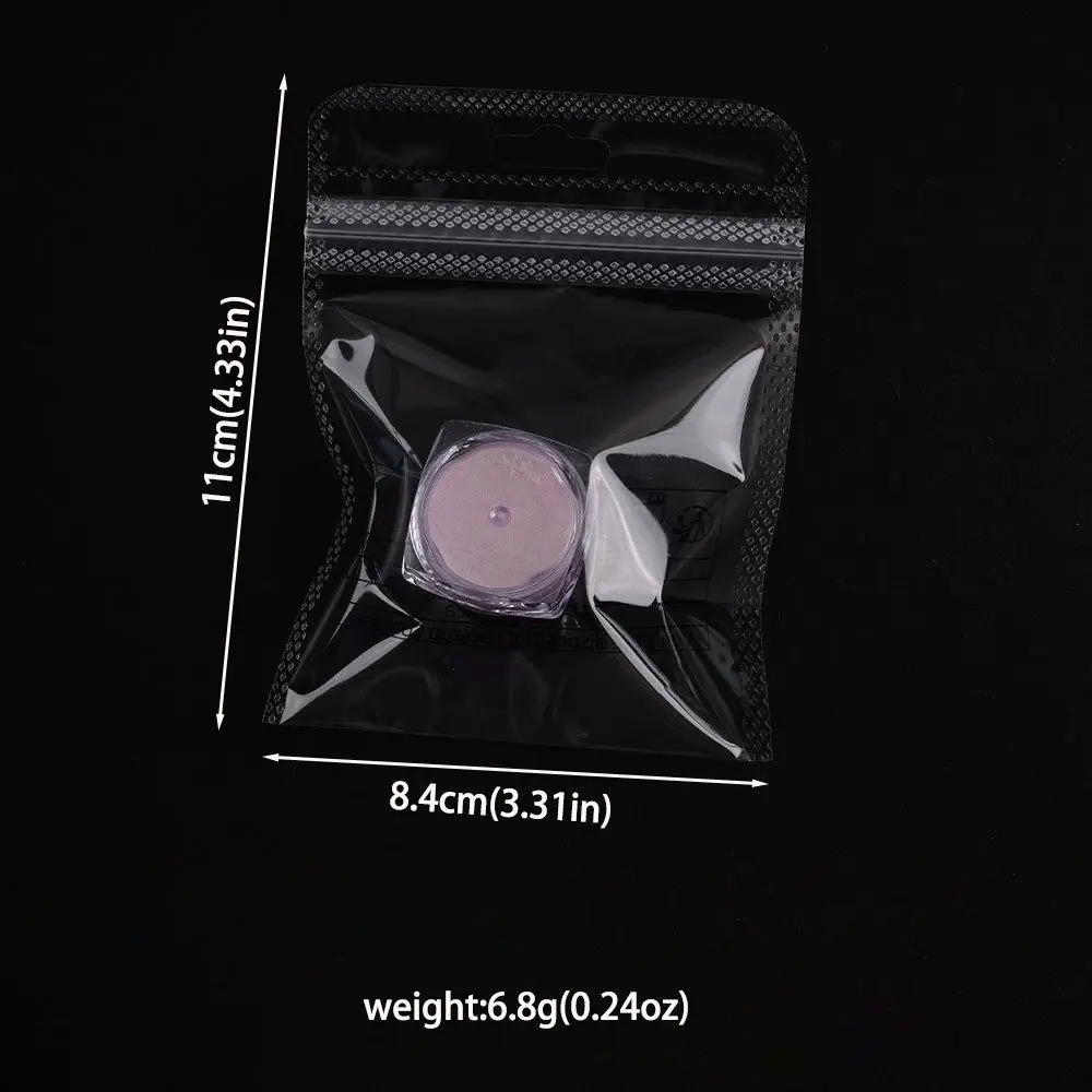 Ombretto camaleonte in polvere di mica Ombretto camaleonte perlescente lucido Fascino per unghie Fine brillante Pigmento cambiante multicromato a 6 colori