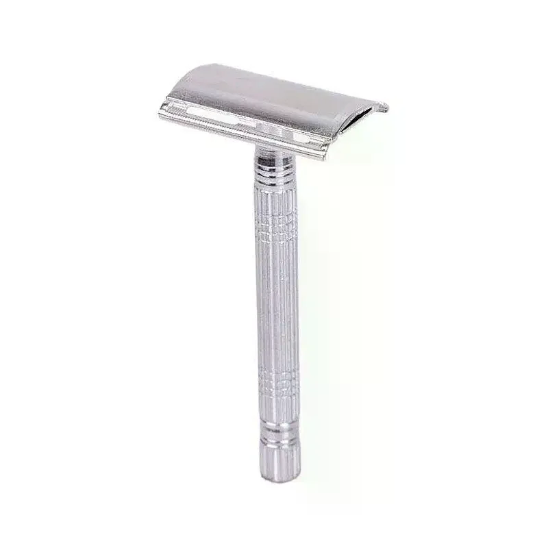 /JCS/Edge Beard Hair Shaving Men's Traditional Classic Beard Razor Shaver Stainless Steel Safety Mens Trimmer Blades+Box Double