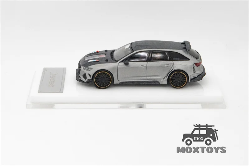 Top Models 1:64 RS5 666 Avant (C8) Silver Grey Diecast Model Car