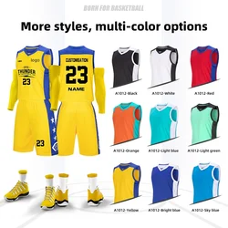 Adult Men and Women Basketball Jersey Customize Quick-drying Breathable Comfortable Training Uniform Shirt Sportswear Tracksuit