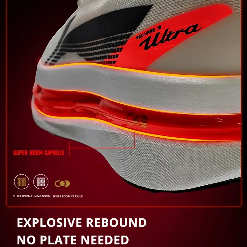 [Suguru Osako Style] Li-Ning Men's RED HARE 9 ULTRA Racing Running Shoes BOOM FIBER  Breathable Light LiNing Sneakers ARPW007 - 5