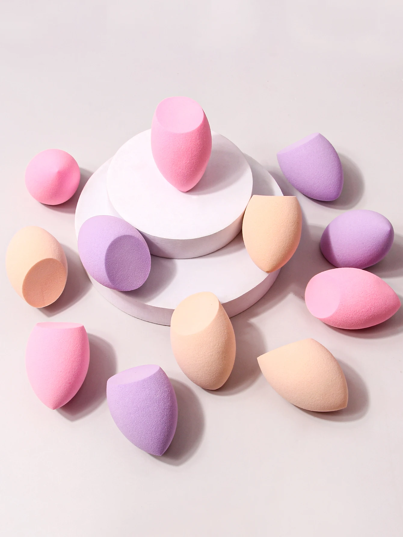 إسفنجة مكياج على شكل بيضة ، تصميم قطرة ماء ، إسفنجة وجه لمستحضرات التجميل ، إسفنجة تجميل ، خلاط ، 12 *