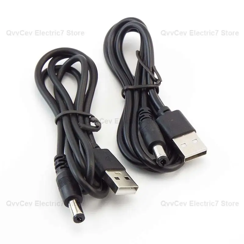 0.8m USB 2.0 Type A Male to DC Plug Power Connector Electronics Devices usb Extension Cable 5.5*2.1mm 5.5*2.5mm Jack W28