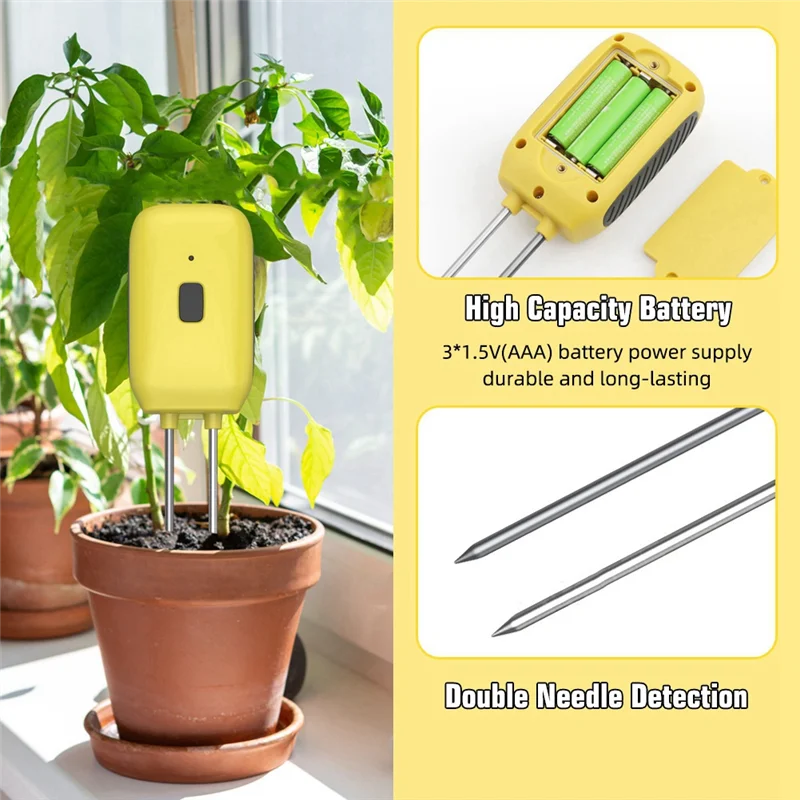 A003 지능형 온도 및 습도 토양 감지기 토양 과수원 정원 심기 온도 및 습도 테스터