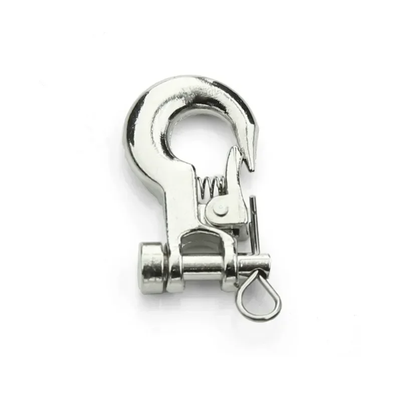 Per 1/10 simulazione arrampicata veicolo Axials SCX10 RC4WD TRX4D90 gancio per rimorchio in metallo verricello gancio accessori