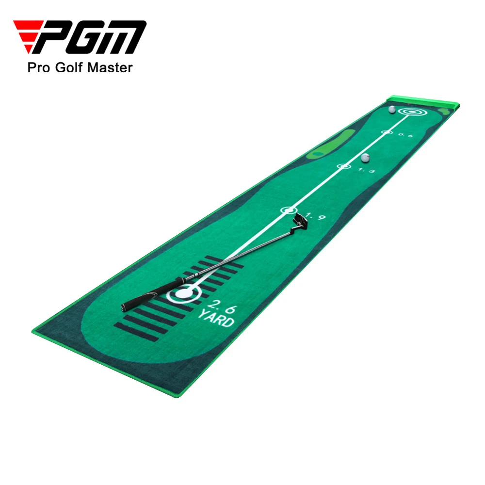 

PGM Indoor Golf Training Mat 0.6*3M Velvet Blanket Golf Clubs Golf Putting Hitting Training Tool for Home Office Practice Carpet