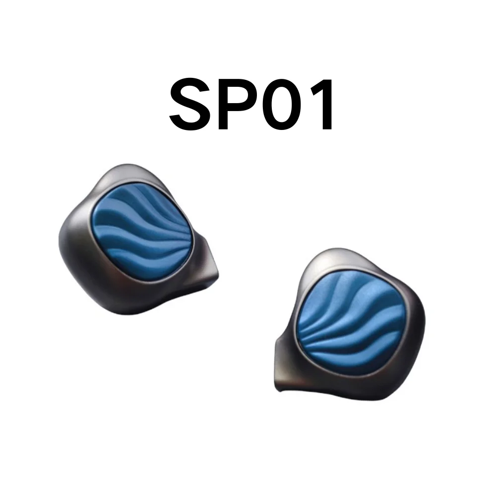 

Sound Rhyme Sp01 10mm Dual Magnetic Dynamic Driver Iem Carbon Nanotube + Dlc Composite 2Pin 0.78mm Hifi In-Ear Earphones (Blue)