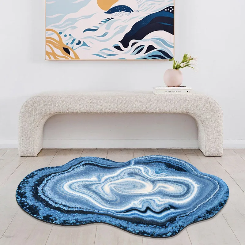 Strange Agate Acrylic Bath Mat Laundry Room Floor Mat