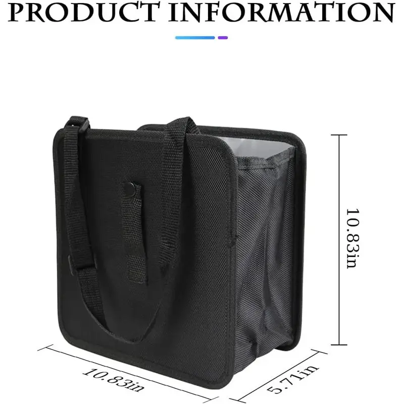 Foldable trash can,Hanging waterproof and leak-proof storage bags,Large Capacity,Car interior accessories(Large Size)