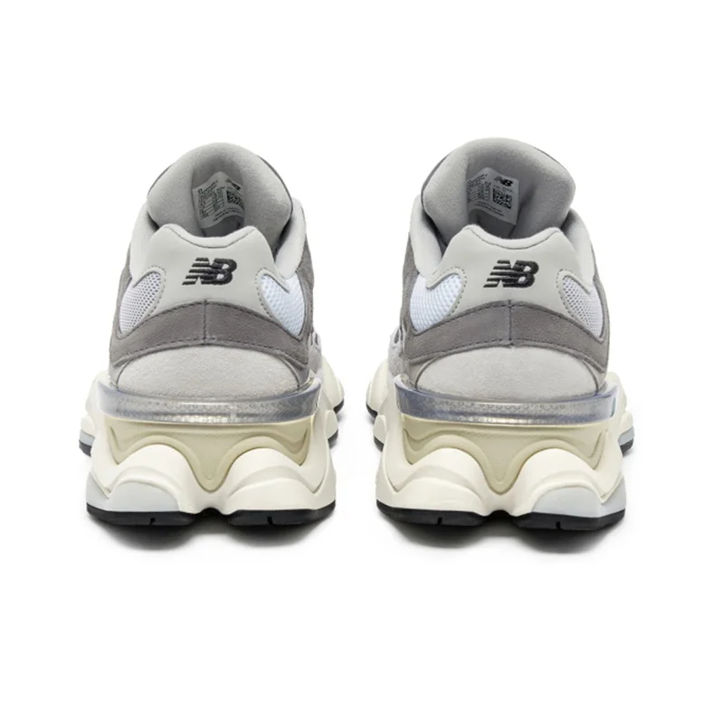 New Balance NB 9060 - كلاسيكي، متعدد الاستخدامات، ممتص للصدمات، مسامي، خفيف الوزن، كاجوال، للجنسين، رمادي فاتح.